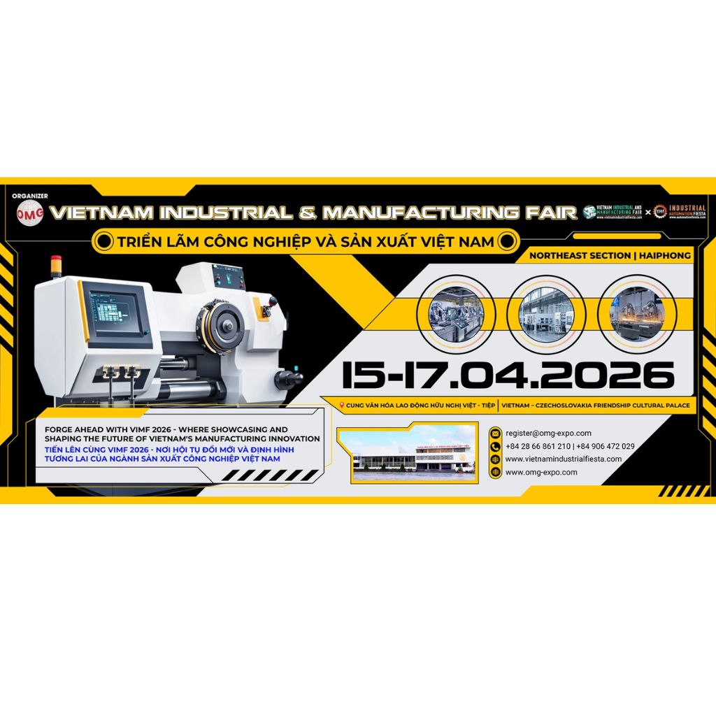 VIMF HẢI PHÒNG 2026 – Chủ động&nbsp;thi công gian hàng hội chợ&nbsp;và tối ưu báo giá cho triển lãm công nghiệp trọng điểm miền Bắc